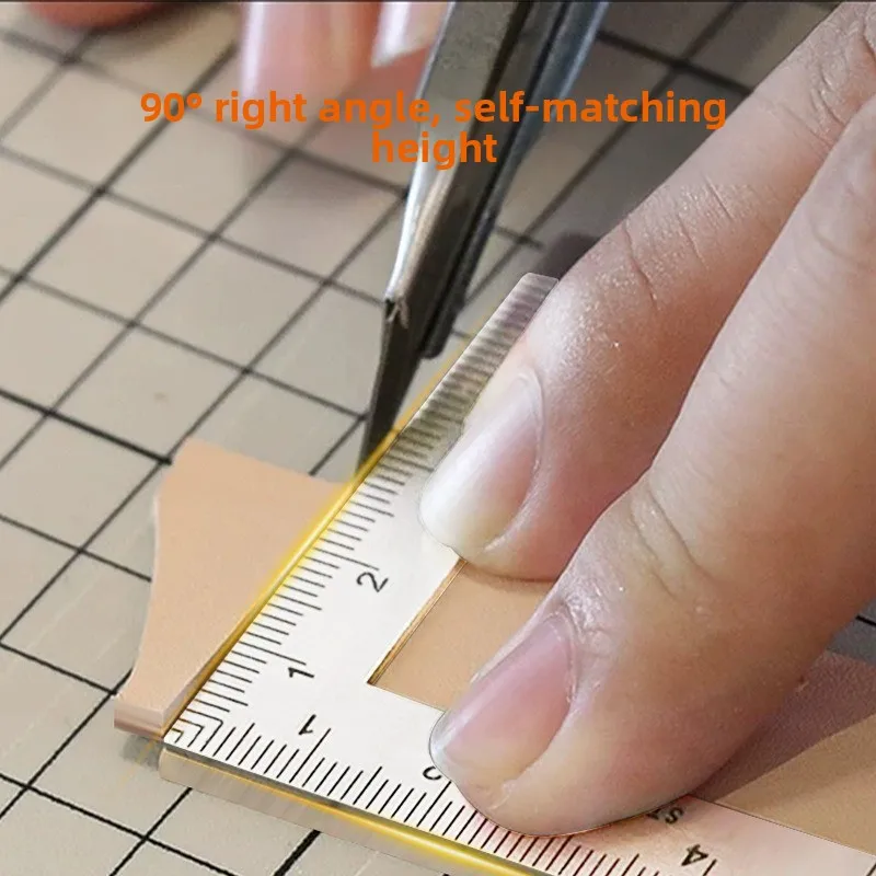 Cute School Supplies Metal Ruler Small Frame Ruler Measuring Layout Tool Stainless Steel Square Square Square Square