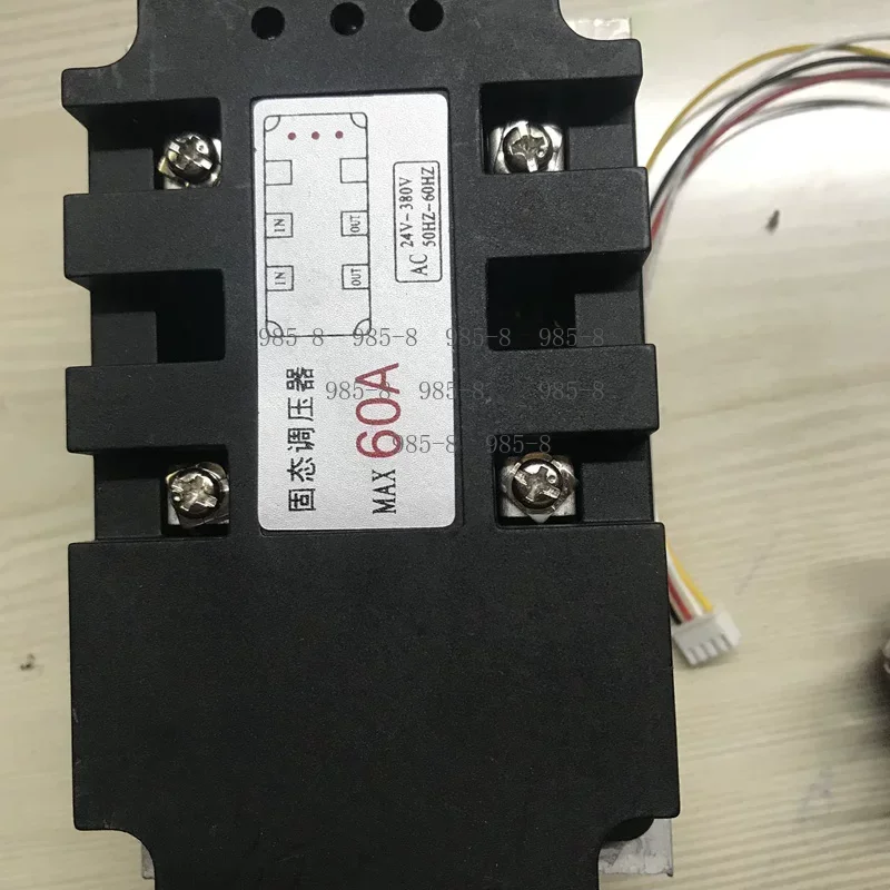 AC24V-380V 50-60Hz Conversion Solid State Regulator, MAX60A Industrial Voltage Controller for Shrink Wrapping Equipment