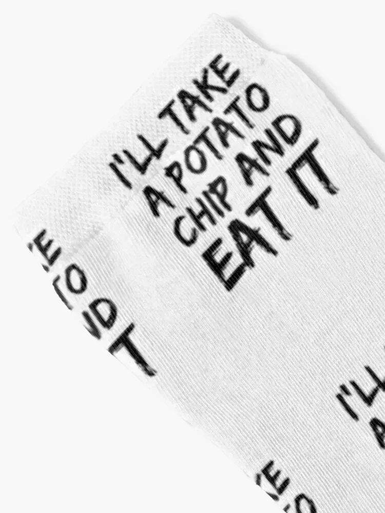 I'll take a potato chip and eat it Socks warm winter Antiskid soccer essential Argentina Women Socks Men's