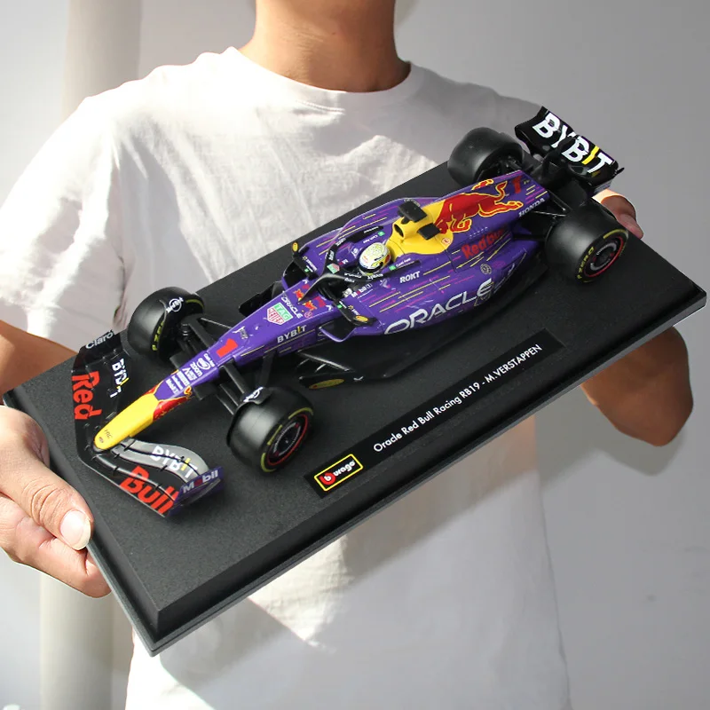 Bburago 1/18 2023 F1 Red Bull RB19 #1 Max Verstappen #11 Sergio Perez Car Model Formula 1 Racing Alloy DIecast Vehicles Toy Gift