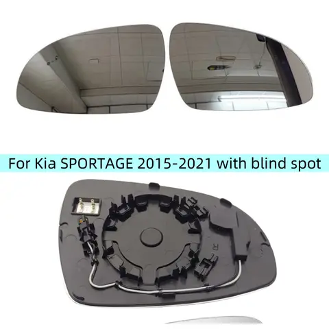 Kia SPORTAGE 87611-D9000 87621-D9000 2015-2021 자동차 백미러 맹점 가열 자동차 거울이있는 비 가열 거울 Kia SPORTAGE 87611-D9000 87621-D9000 2015-2021 자동차 백미러 맹점 가열 자동차 거울이있는 비 가열 거울