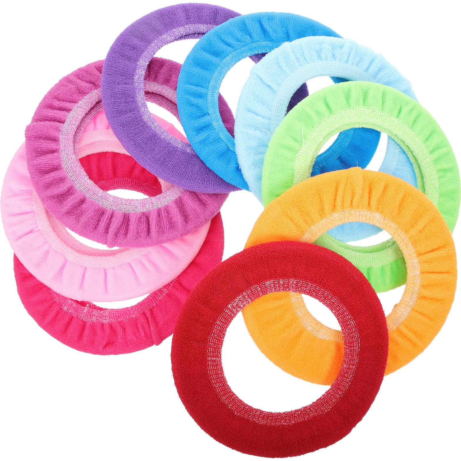 

9pcs Toilet Seat Cover Washable Soft Thick Stretchable Pad Portable Reusable Bathroom Accessory For Cold Weather Toilet Seat