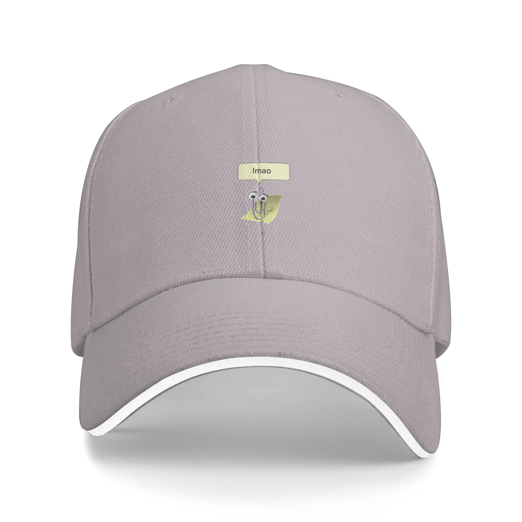 Fashion lmao Clippy  Curved Brim Baseball Cap Teenagers Luxury Hat