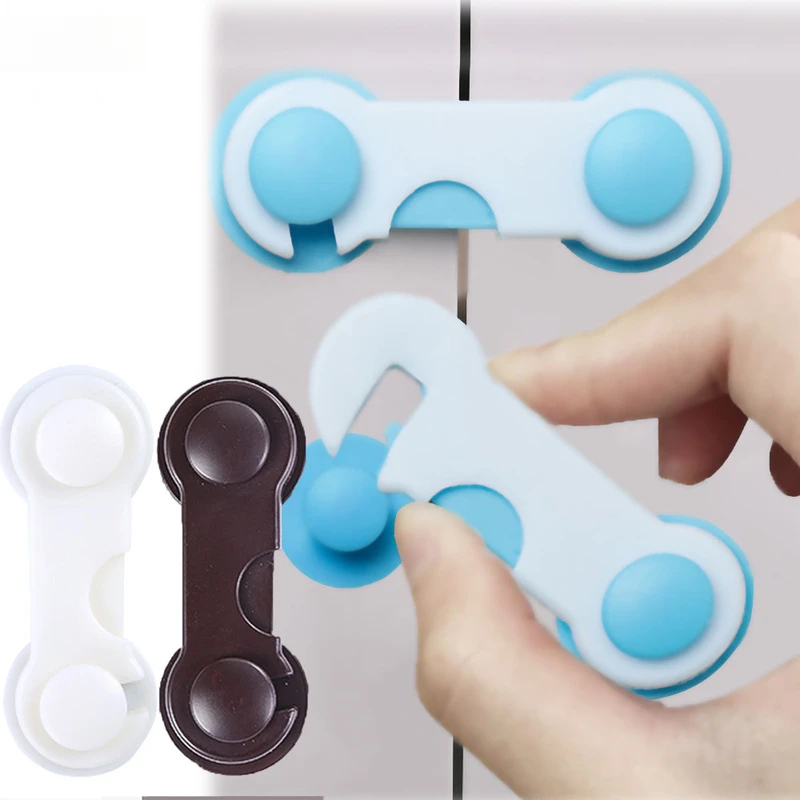 4pcs/Set Baby Safety Cabinet & Drawer Locks – Multi-Use Cupboard Door Security for Kids | Childproof Protector, Easy Install