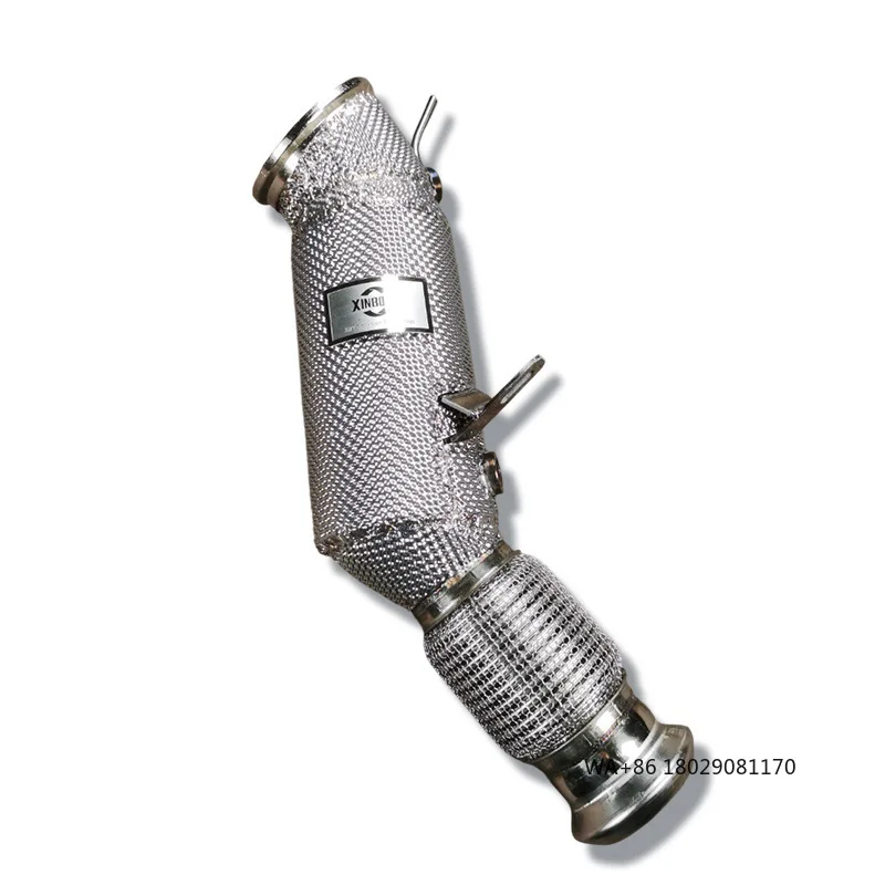 

26.High Performance Stainless Steel High-Flow Front Pipe With Catalytic Converter for 3/4/5/6/7 Series 2.0T B48 Engine