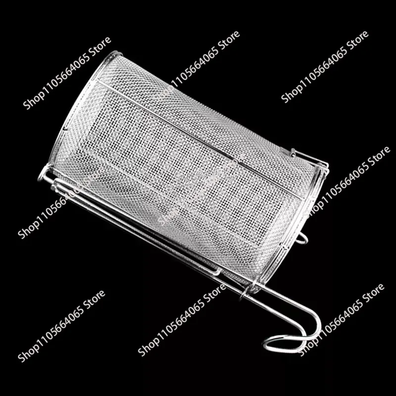 Filter Basket with Lid, Tea Strainer, Flour Sieve, Spicy Hotpot Strainer, Wire Strainer, Deep-fry Basket