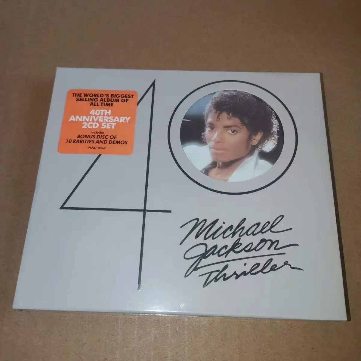 

Классический Superstar MJ Music Record, альбом на 40-летие, 2 шт., компактный компакт-диск для косплея, саундтрек, коробка