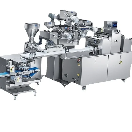 Máquina comercial de pan corto de tres ruedas, incluida la máquina amasadora de asiento para cortador de pasteles, melocotón soufflé de yema de huevo de lasaña