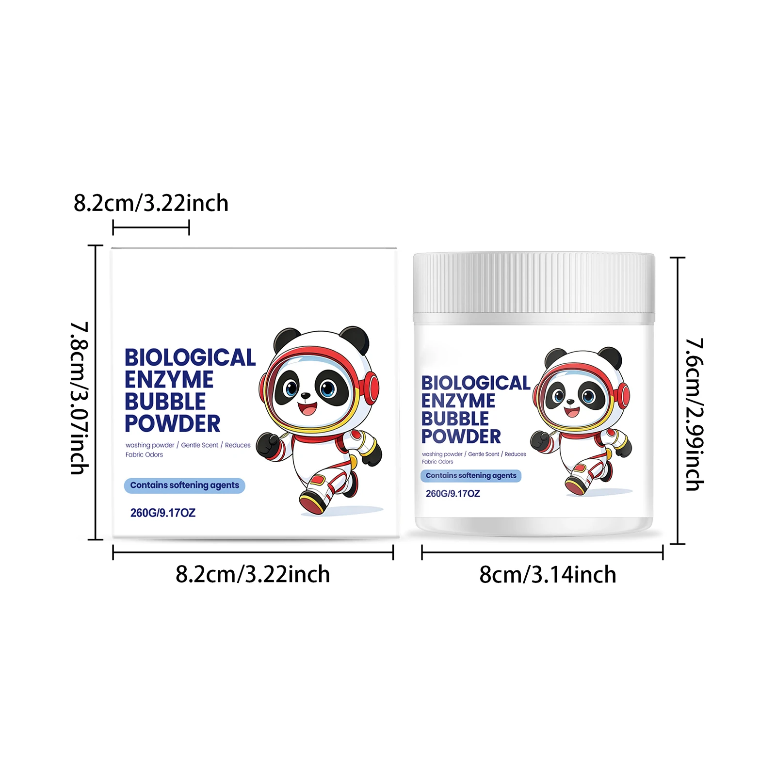 Household Laundry Powder Strong Cleaning Detergent for Clothes Biological Enzyme Washing Powder Strong Stain Removal Oil