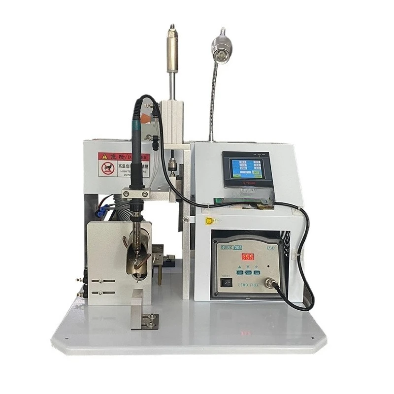 

Semi-automatic soldering machine, data circuit board welding plug led light strip light with spot tin welding wire machine