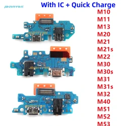 USB Charger Charging Port Dock Connector Board Flex Cable For Samsung M53 M11 M10 M20 M13 M30 M12 M21M21S M22 M31 M32 M51 M52