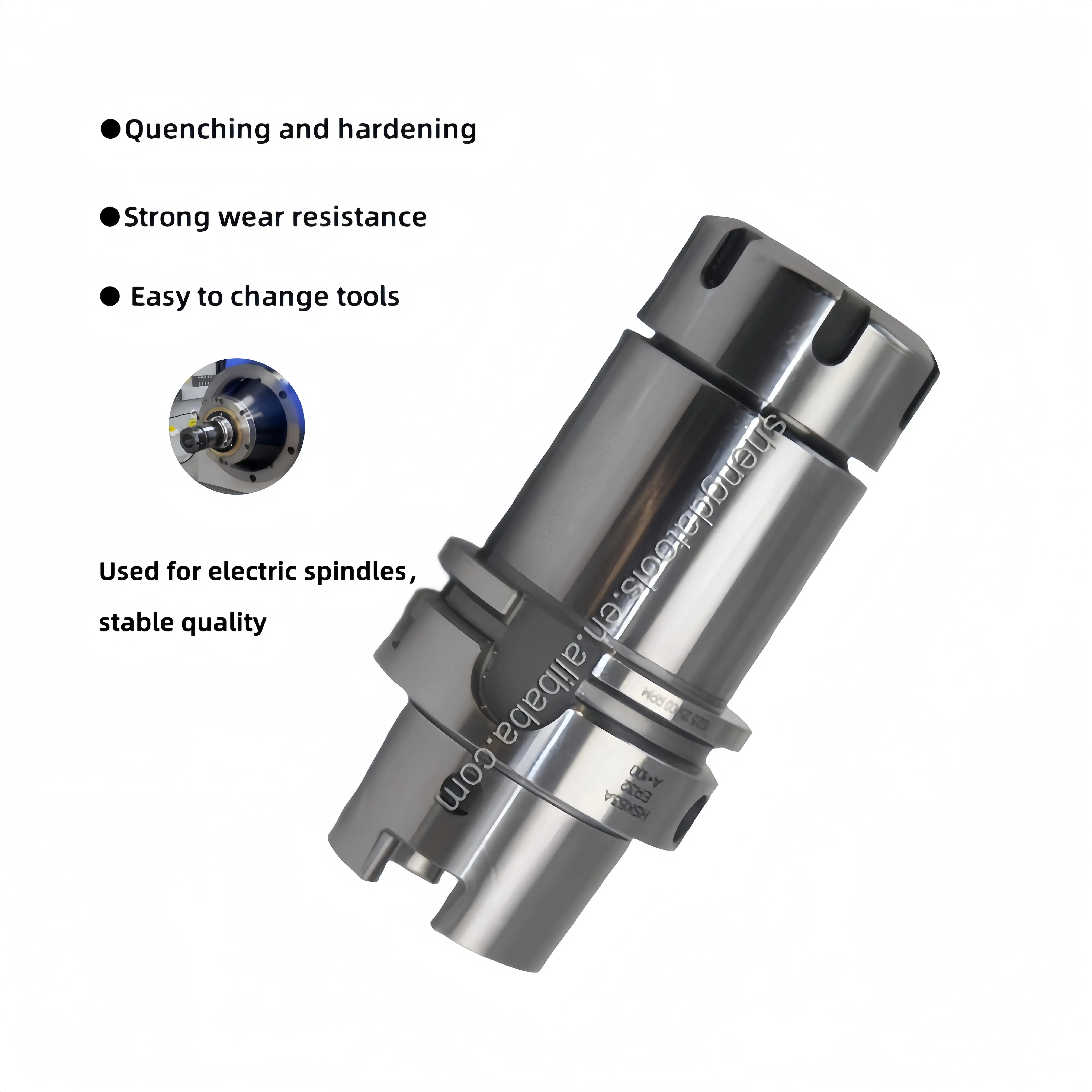 

HSK A63 ER Collet Chuck 0.002mm Tool Holder for Machine Tools Accessories