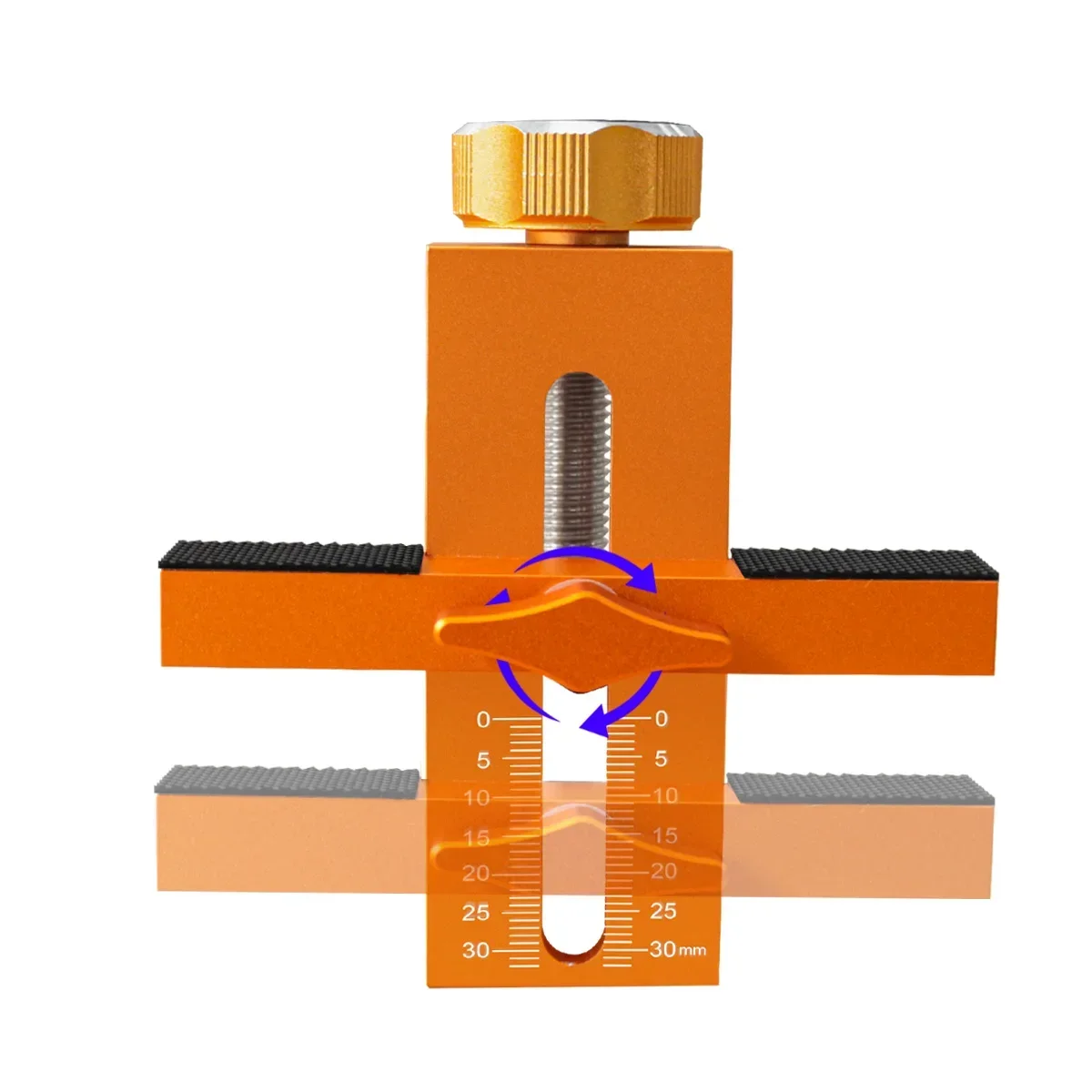 Adjustable Cabinet Door Mounting Jig with Support Arm, Hinge Installation Tool for Frameless Cabinet Doors Home Improvement - view 6