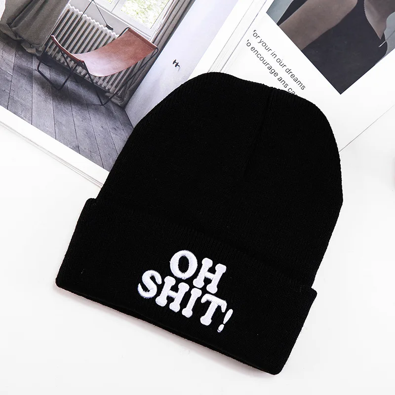 Sports Hat New Korean Acrylic Knitted Caps Women Men Skullcap Autumn Winter Solid Warm Skullies Beanies Cap for Women Wholesale