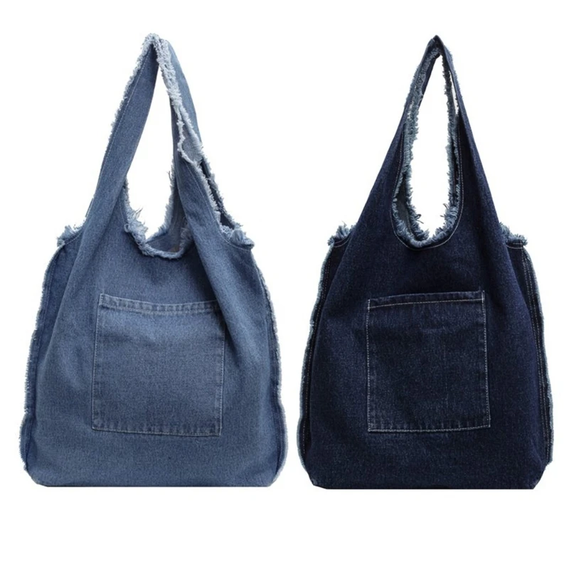 

Women Handbag Denims Underarm Bag Fashion Armpit Bag Large Capacity Shoulder Bag Dropship