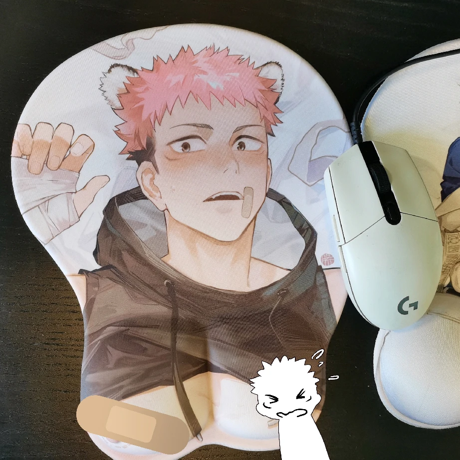 

Anime Jujutsu Kaisen Itadori Yuji Property Cosplay Cartoon Mouses Pad Desktop Ornament Mouse Mat Accessory Table Decoration Gift