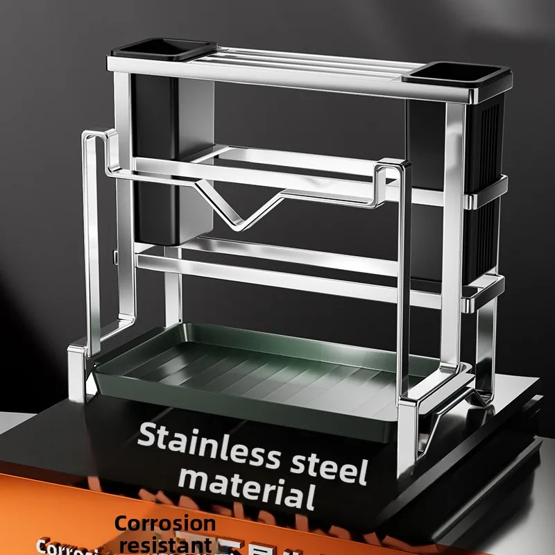 

NEW Kitchen Knife Organizer 304 Stainless Steel Knife Holder for Kitchen Counter Kitchen Accessories