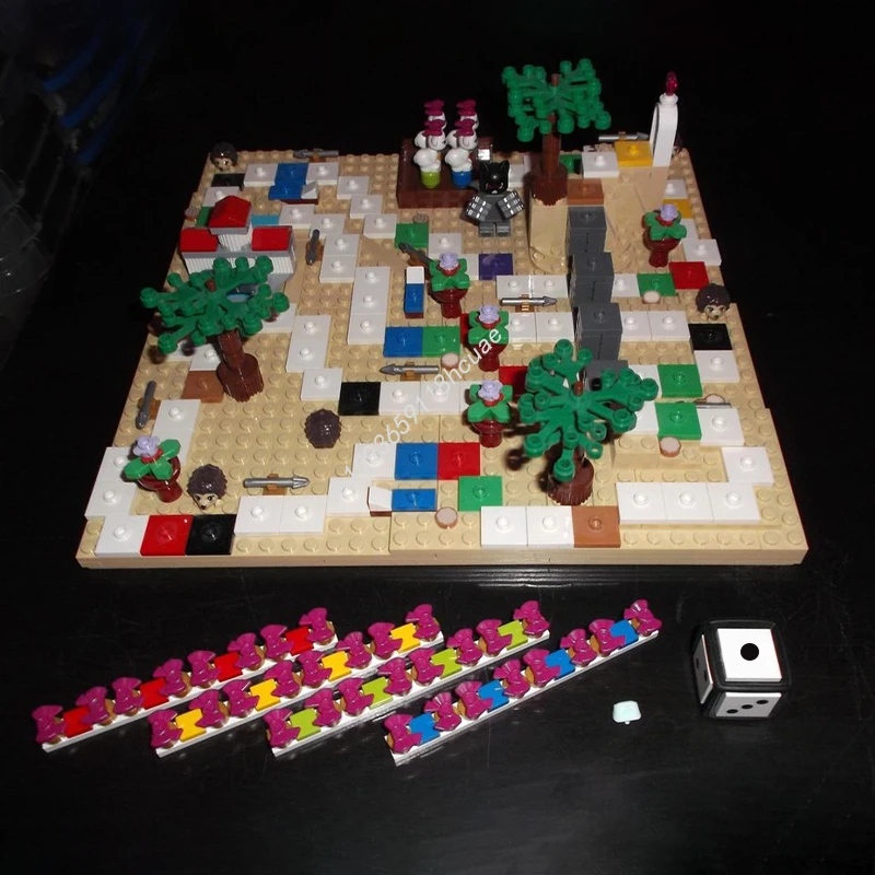 478 Uds. MOC el gato nueve vidas nan modelo bloques de construcción ladrillo niños juguetes artesanales arquitectura DIY regalos de navidad