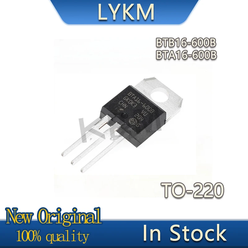 10/PCS New Original BTB16-600B BTA16-600B TO-220 16A/600V Bidirectional thyristor In Stock