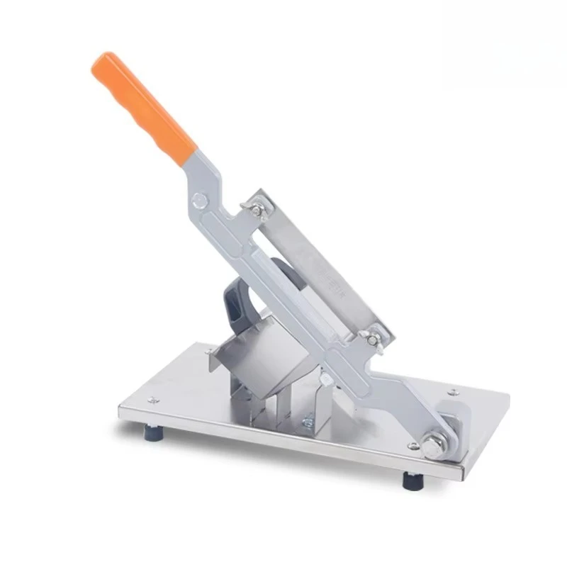 Manual Frozen Meat Slicer, Small Beef & Vegetable Cutter Machine For Potato Chips Home Kitchen Food Preparation