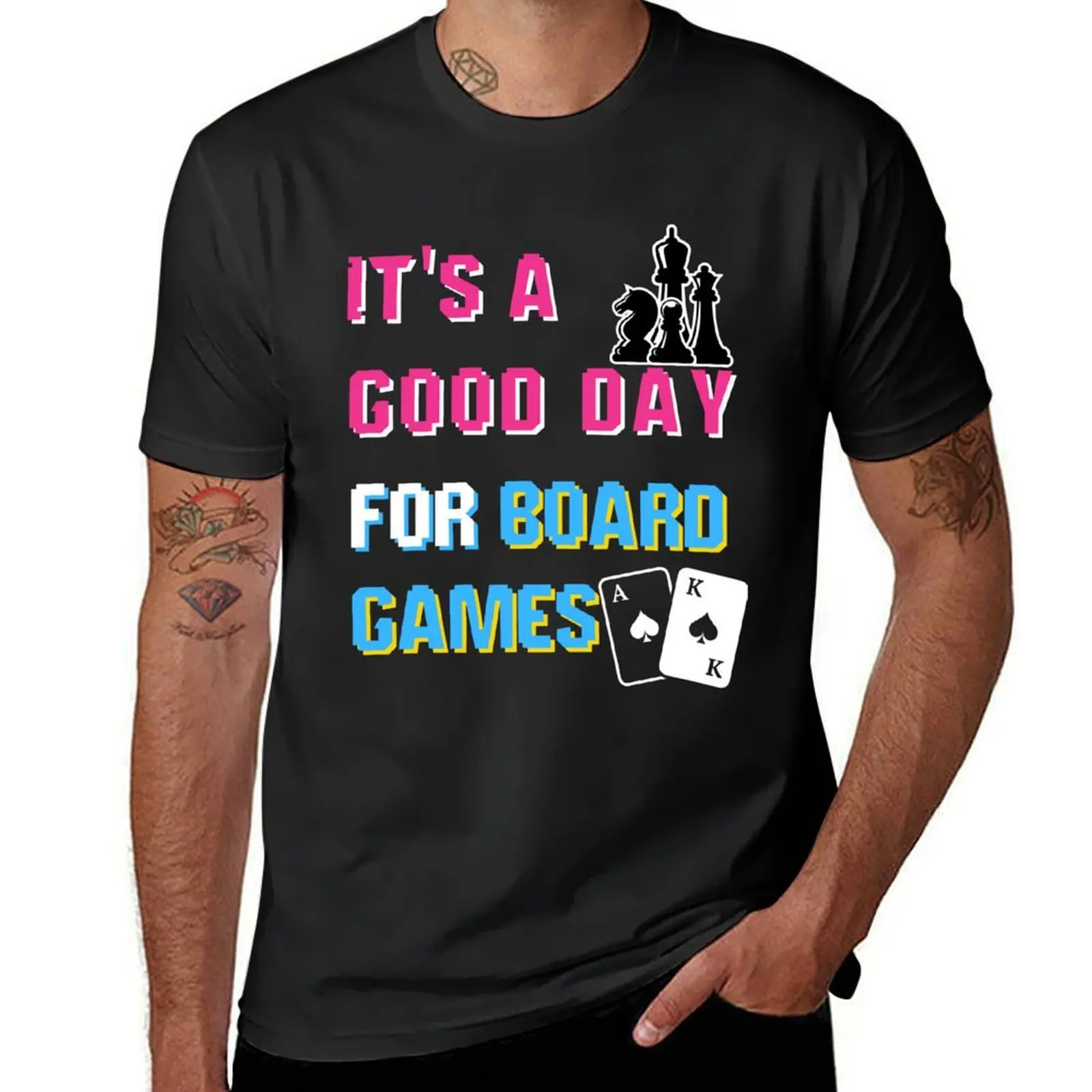 It's A Good Day For Board Games T-shirt Aesthetic clothing tops summer tops mens graphic t-shirts pack