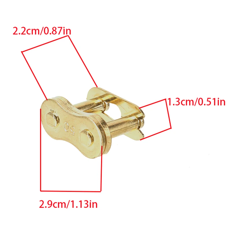 Motorcycle chain buckle link 530 chain buckle with O-ring chain lock chain connector main joint linkHot