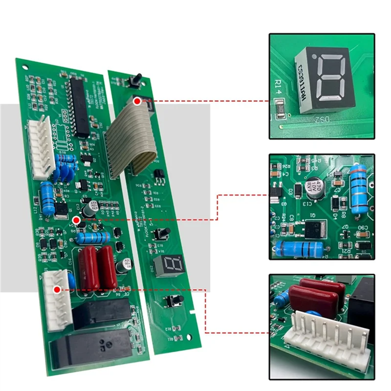 B82B-بديل لوحة تحكم الثلاجة الجديدة لدوامة W10503278 AP6022400 Maytag، Amana
