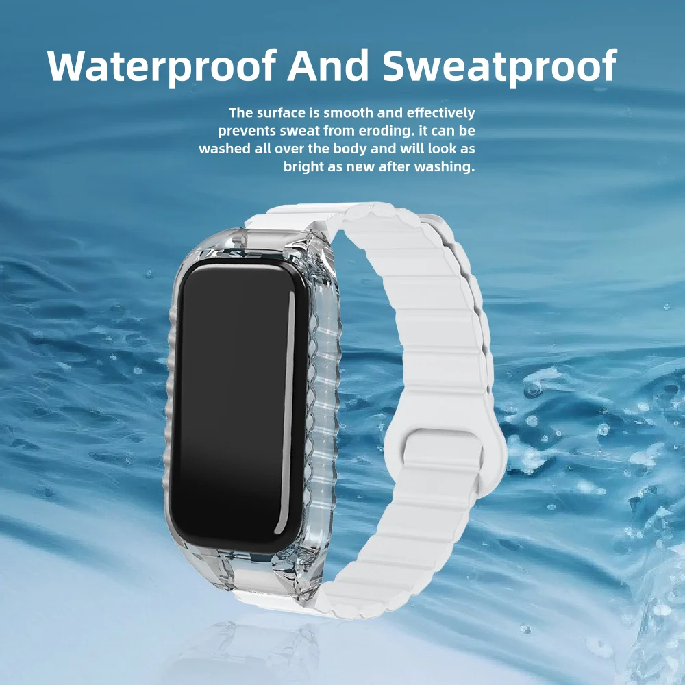 Magnetic Loop Band + Case For Redmi Watch 2 Bracelet Skin-friendly Soft Silicone Quick Release Sport Strap for Redmi Watch 2