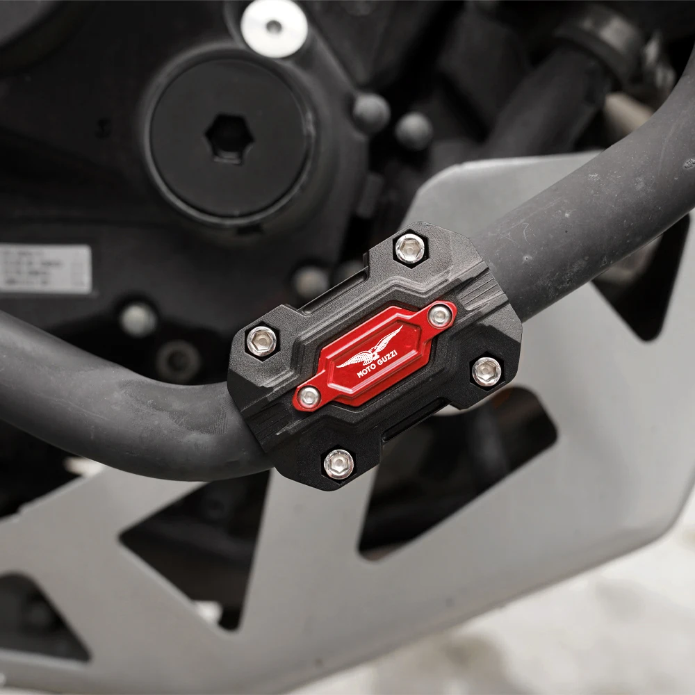 ل Moto Guzzi V85 TT V7 حجر خاص 850 V9 رومر بوبر قطع غيار الدراجات النارية محرك الحرس الوفير كتلة تحطم بار حامي V85TT #3