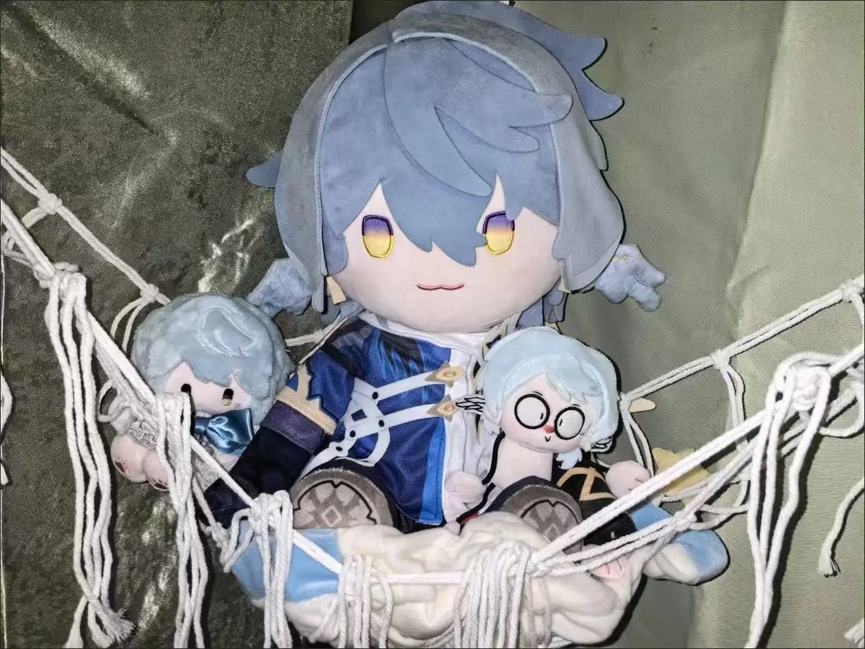 

Anime DollStuffed 20cm Game Honkai: Star Rail Sunday Robin Firefly POTEPOTTE Sitting Pos Plush Toy Soft Dress Up Cotton Kid Gift