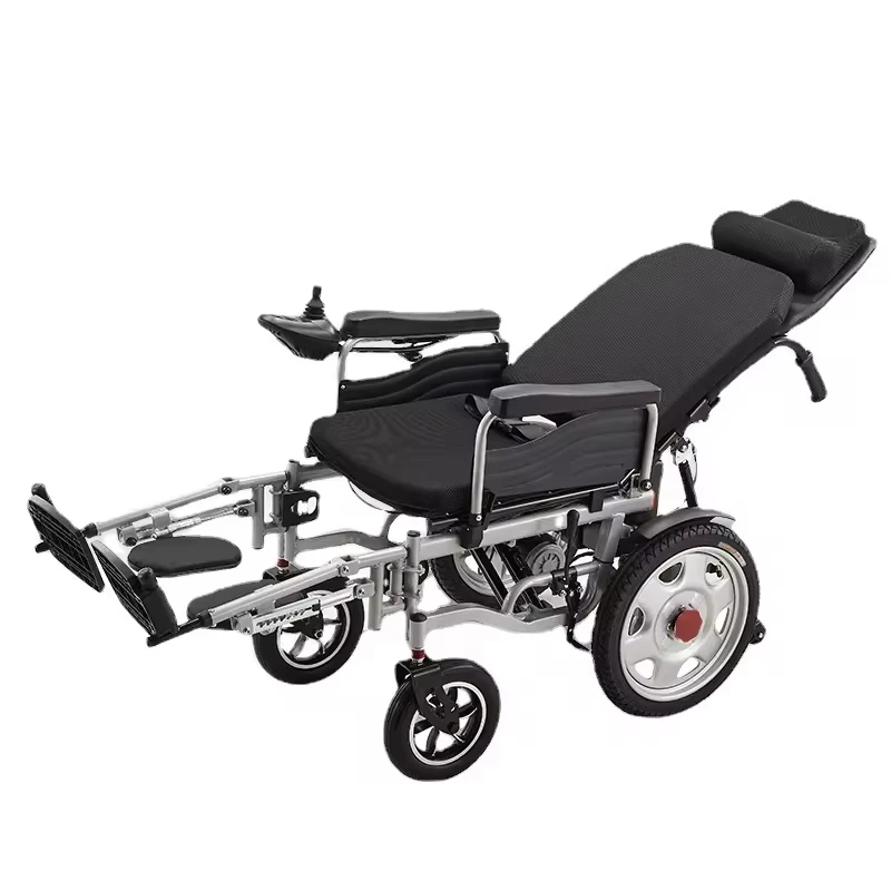 Used Power Wheelchair Electronic Recliner Mobile Travel Scooter For Disabled Paralysed Brain Patients-Physical Therapy Function