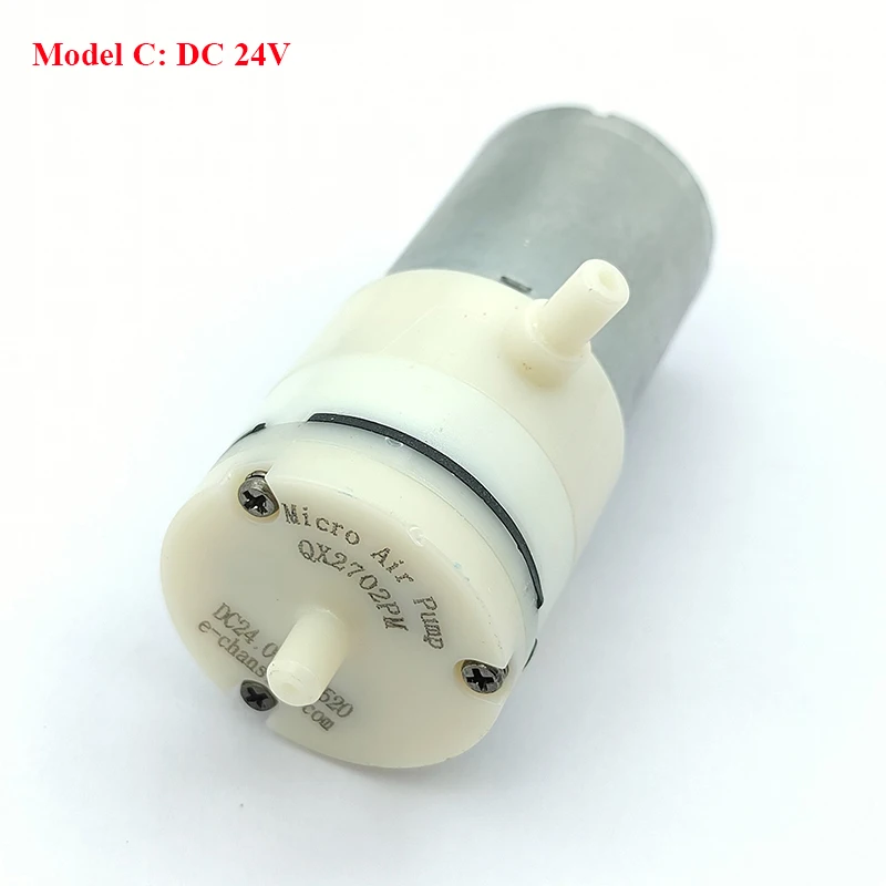 1PCS DC6V 12V 24V Mini 370 Motor Diaphragm Air Pump Vacuum Pump Negative Pressure Suction Pump DIY Breast Pump Inflator Aquarium