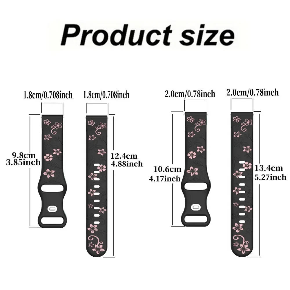 18mm 20mm 22mm Watch Band For Garmin Vivoactive 4S Vivoactive 5 3 Venu Sq 2 Plus Forerunner 165 55 Silicone Strap Accessories