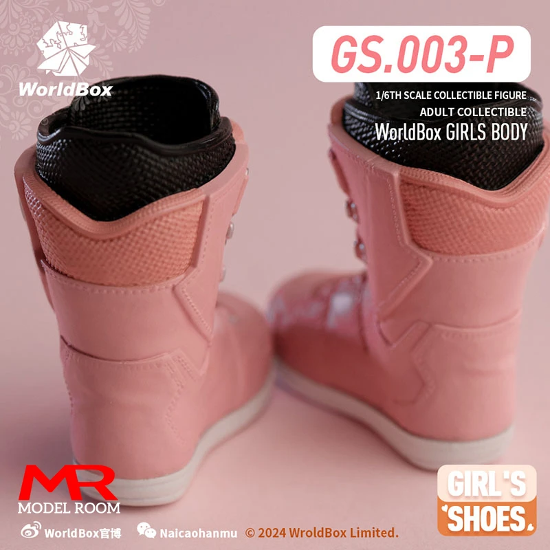 Worldbox GS003 1/6 Female Ski Shoes Solid Snow Boots Clothes Model Fit 12'' Soldier Detachable Feet Action Figure Body Dolls