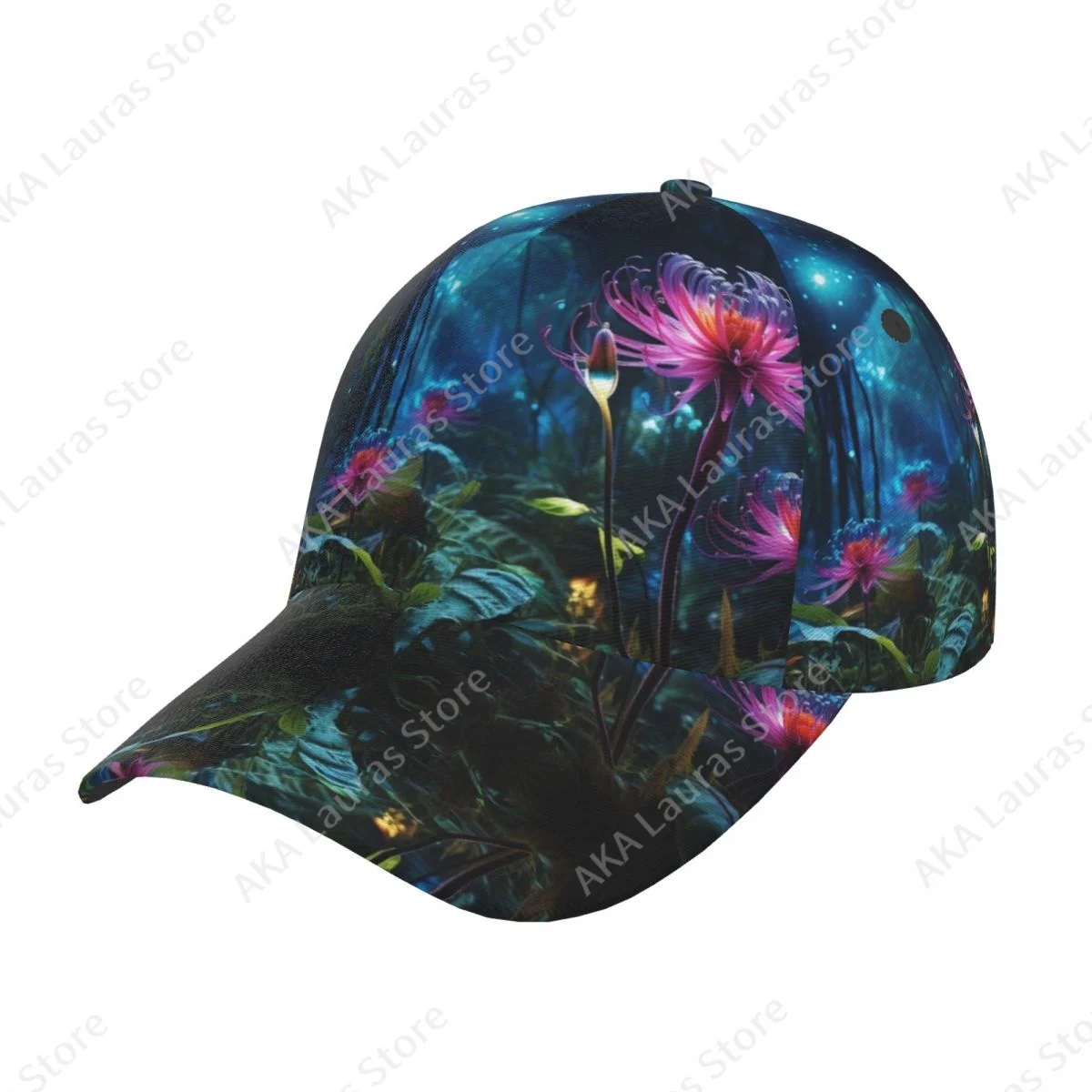 

Golf hat men Baseball Cap Sports Biolumin Glowing Flora Casual Snapback Hat Fashion Outdoor Hip Hop Hats For Men Women Unisex