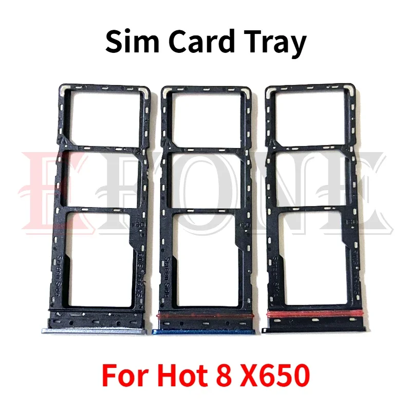 For Infinix Hot 6 X606 6X X623 7 Pro X625 8 X650 9 X655 9 Play X680 10 Play X6836 30i X669 Sim Card Tray Slot Adapter