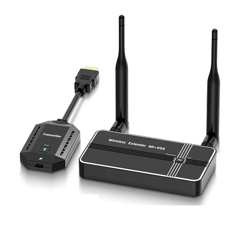 Superior-5G 4K 1080P 50M Wireless -Compatible VGA Video Transmitter Receiver Extender Display Adapter Dongle For Phone TV PC