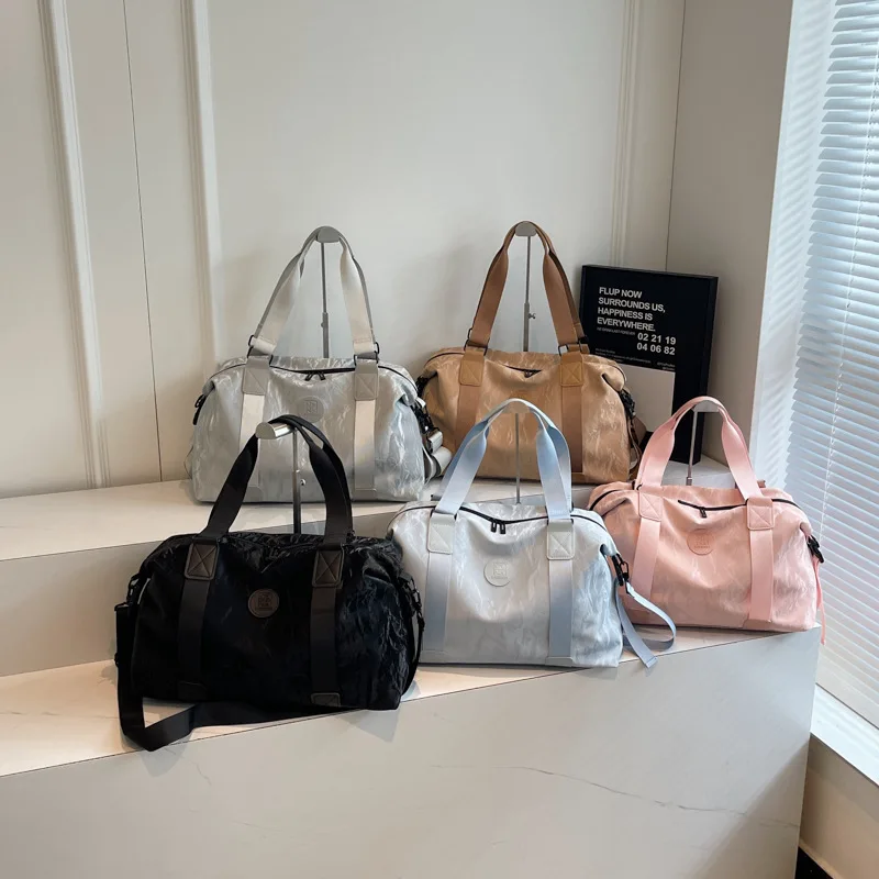 

Simple fashion fitness bag large capacity leisure travel storage women sports yoga training bag