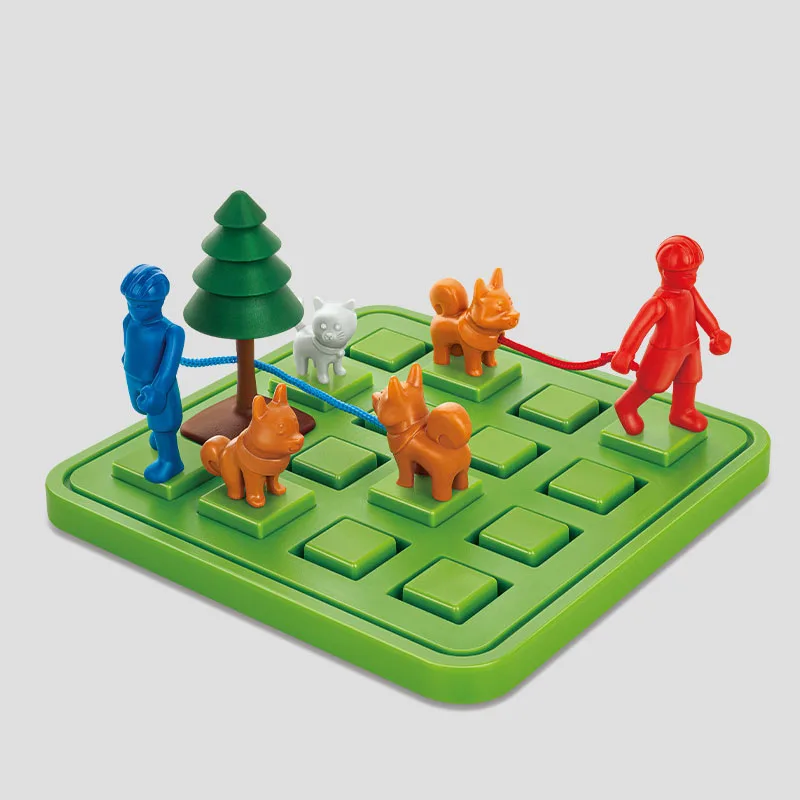 Walking Dog Board Game With Solution Skill-Building Puzzle Logic Game Training Early Eduction Toy Children Gift