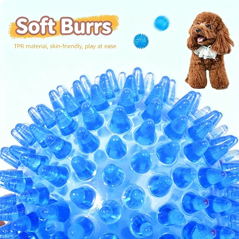 Elastic TPR Squeaky Spike Dog  - Spike Ball Game review and price