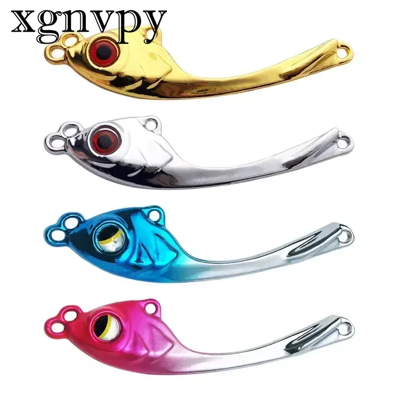 xgnvpy Luya Hard Bait Rotating Glitter Vibrate VIB Zinc Alloy 5g-20g Long Throw Croaker Bass Luya Bait Straighten One's Mouth