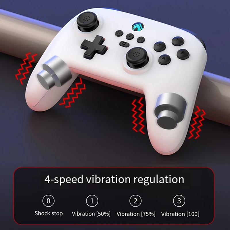 Z02 Gamepad For Bluetooth Hall Joystick Somatosensory Continuous Hair Vibration For Android IOS Switch Gamepad