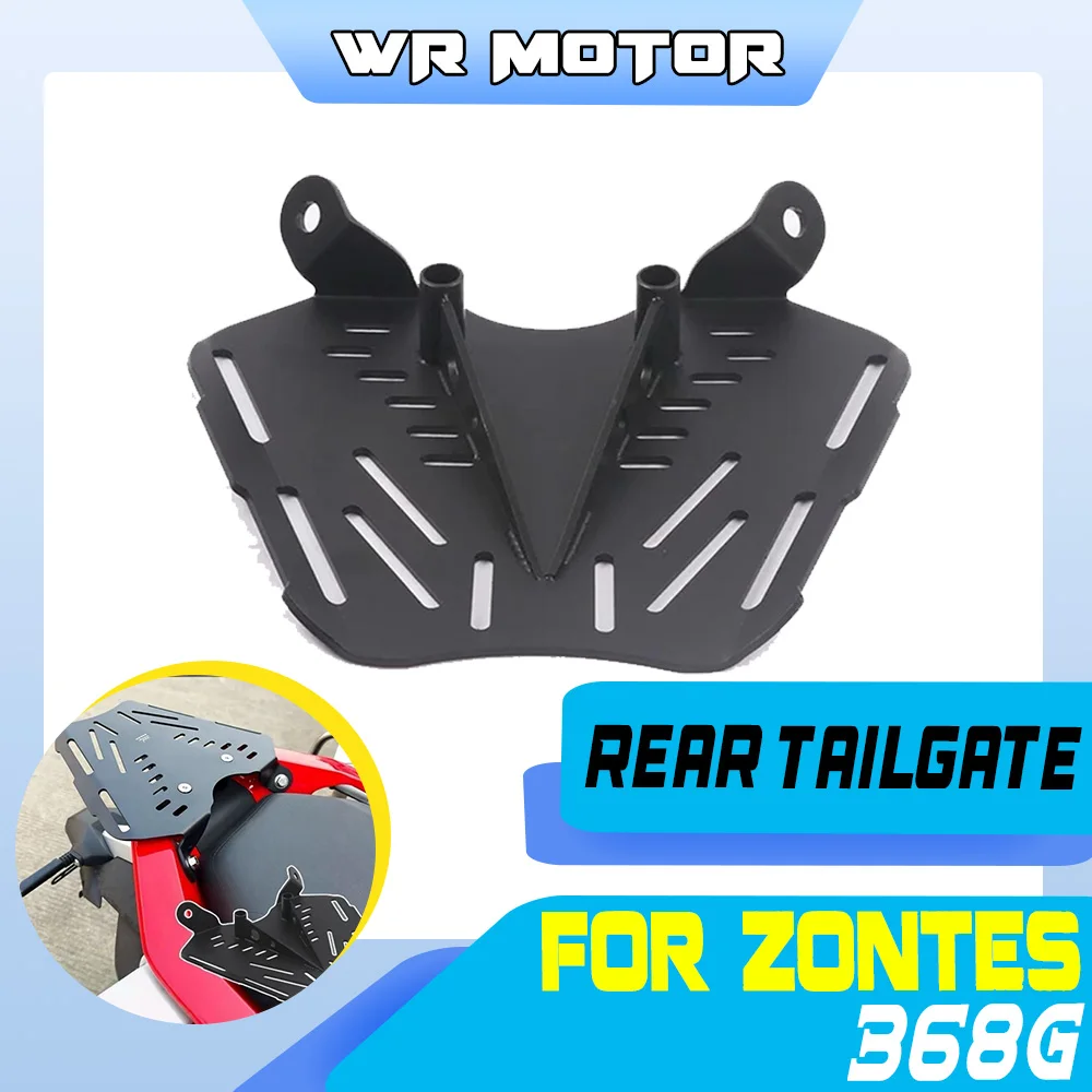 Integrated Rear Shelf Tail Box Bracket Stainless Steel Base With Dedicated Panel Fit For ZONTES 368G Modification Parts