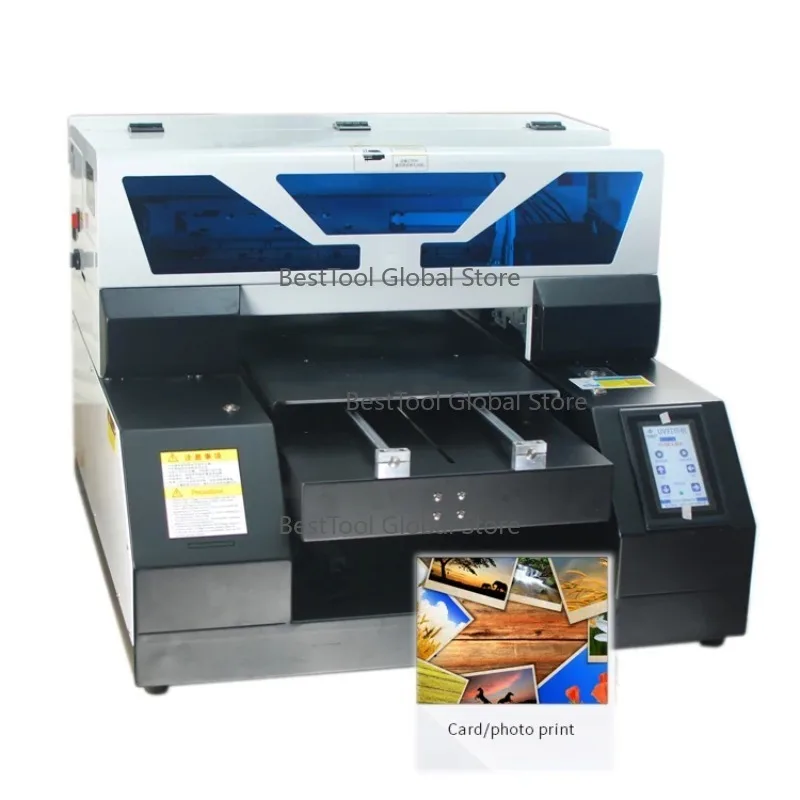 Impresora UV Ve-vor A3 de inyección de tinta de gran formato para vidrio, madera, PVC, cuero, botellas pequeñas de perfume de vidrio.