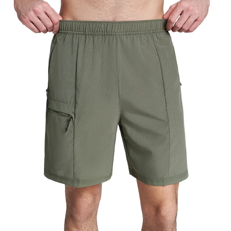 

Quick Dry Jogging Fitness Shorts Men Summer Sports Bottoms Thin Breathable Beach Pants Male Stretch Casual Light Running Weight