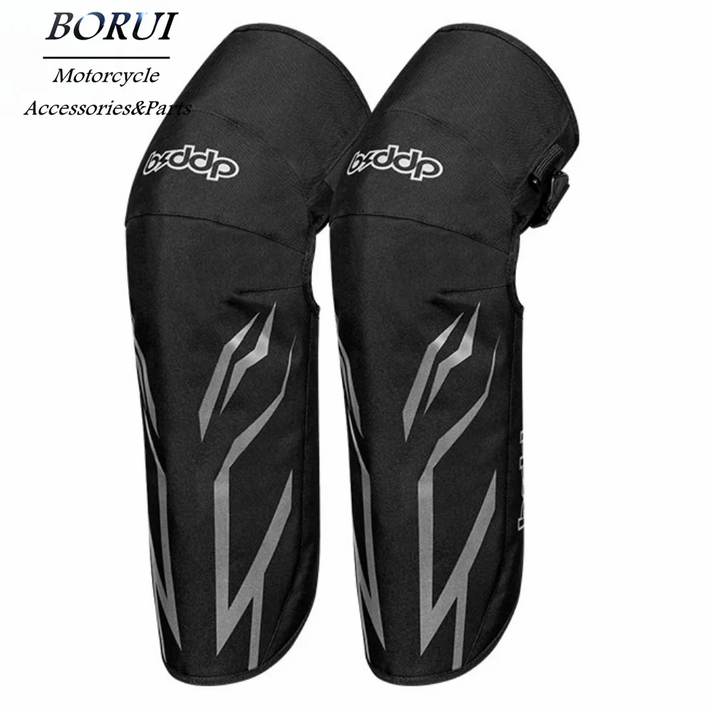 Motorcycle Knee Pads Winter Windproof Waterproof Thickened Warm Riding Anti-fall Shock-absorbing Protective Gear