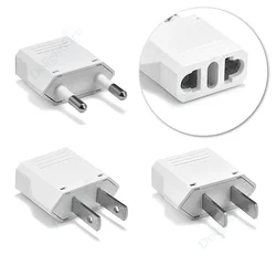 1/5/10pcs US To AU/EU/US KR Plug Socket Universal Male To Female European EU Plug Socket Power Outlet Euro Electric Socket