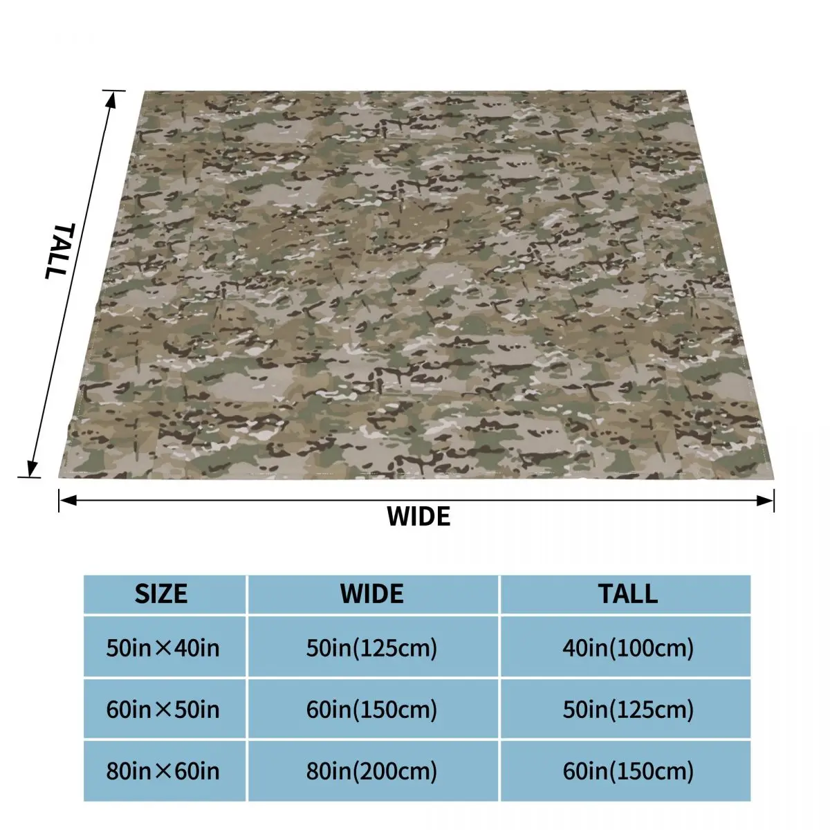 Multicam Blankets Velvet Decoration Camouflage Military Multifunction Soft Throw Blankets for Bedding Office Plush Thin Quilt