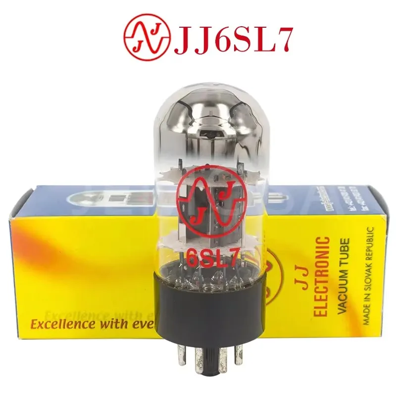 Rússia jj 6sl7 tubo de vácuo substituir 6n9p 6h9c ecc35 5691 cv1985 vt229 tubo de elétrons pré-amplificador válvula de áudio alta fidelidade diy jogo quad