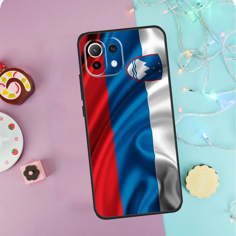 سلوفينيا سلوفينيا العلم فوندا لشاومي 11T 12T 13T 14T Pro 13 14 15 Ultra POCO X7 Pro X3 X5 X6 F5 F6 M6 Pro